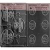 21st Number 21st Cookie Chocolate candy mold, Happy Anniversary chocolate candy molds, Happy Anniversary with numbers chocolate candy molds With 50 sticks view 1