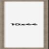 10x44 Frame Gray Barnwood Picture Frame - Modern Photo Frame Includes UV Acrylic Shatter Guard Front, Acid Free Foam Backing Board, Hanging Hardware Wood Wall Frames for Family Photos - no Mat view 1