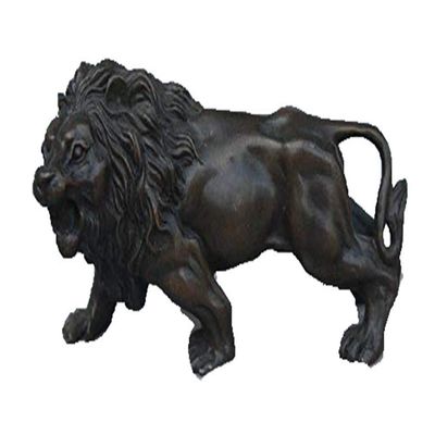 Fashion158 Chinese Fengshui Bronze Carving Ferocious Animal Lion Statue sculpture