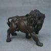Fashion158 Chinese Fengshui Bronze Carving Ferocious Animal Lion Statue sculpture view 4