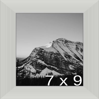Frame It Easy 7 x 9 Satin Silver Metal Frame (Stafford)