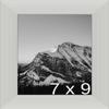 Frame It Easy 7 x 9 Satin Silver Metal Frame (Stafford) view 1