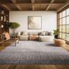 SAFAVIEH Area Rug 8x10 - Tulum Collection - Large - Dark Grey & Ivory, Moroccan Boho Distressed Design, Non-Shedding & Easy to Clean, Ideal for Living Room, Bedroom, Dining Space (TUL263F) view 1