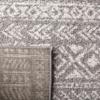 SAFAVIEH Area Rug 8x10 - Tulum Collection - Large - Dark Grey & Ivory, Moroccan Boho Distressed Design, Non-Shedding & Easy to Clean, Ideal for Living Room, Bedroom, Dining Space (TUL263F) view 3