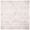 SAFAVIEH Area Rug 8x10 - Tulum Collection - Large - Ivory & Grey, Moroccan Boho Distressed Design, Non-Shedding & Easy to Clean, Ideal for Living Room, Bedroom, Dining Space (TUL267A) view 2