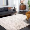 SAFAVIEH Area Rug 8x10 - Tulum Collection - Large - Ivory & Grey, Moroccan Boho Distressed Design, Non-Shedding & Easy to Clean, Ideal for Living Room, Bedroom, Dining Space (TUL267A) view 3