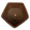 Artistic Rustic Antique Patina Vessel Bathroom Copper Sink Bowl Pentagon Copper Kitchen Bar Prep Wash Basin Washbowl Household Innovation view 1