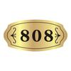 Custom House Number Sign Plaque Door Room Acrylic Personalized Address Number Plate for Home Office Hotel Apartment (3-5 Numbers) - 7.9 * 3.9 inch view 1