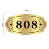 Custom House Number Sign Plaque Door Room Acrylic Personalized Address Number Plate for Home Office Hotel Apartment (3-5 Numbers) - 7.9 * 3.9 inch view 2