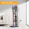 Haturi Vacuum Stand for Dyson V15 V12 V11 V10 V8 V7 V6, Metal Storage Holder for Cordless Vacuum & Accessories, Compatible with DC30 DC31 DC34 DC35 DC58 DC59 DC62 DC74, Black view 2