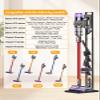 Haturi Vacuum Stand for Dyson V15 V12 V11 V10 V8 V7 V6, Metal Storage Holder for Cordless Vacuum & Accessories, Compatible with DC30 DC31 DC34 DC35 DC58 DC59 DC62 DC74, Black view 4