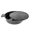 Ambiente SIXT30MO101 Six O'Clock Enamel Cast Iron Saucepan and Lid, 30 cm, Enamel Cast Iron view 2