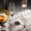 Barski Wine, Goblet, Glasses, Crystal Glass, Set of 4, with Gold String Design, Made in Europe, 14 oz. view 3
