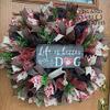 Dog Wreath, Life Is Better With A Dog, Life Is Better With A Dog Was Wreath, Deco Mesh Dog Wreath, Burlap Dog Wreath, Everyday Dog Wreath view 4