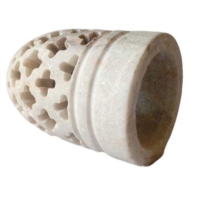 India Meets India Handicraft Marble Diya Diffuser with 1 Free Tea Light, Best Gifting Made by Awarded Indian Artisan
