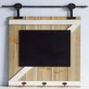 Barndoor Design Wood Chalkboard with Hook - Multicolored view 2