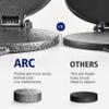 ARC Tortilla Press 6.5 inch, Cast Iron Tortilla Maker Include 100 Pcs Parchment Paper, Heavy Duty Tortillera Pataconera, Flour Tortilla Press, Roti Maker, Taco Maker, Taco Press, Black Gray view 3