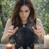 Polar Jade Black Obsidian Scrying Mirror (120 mm / 4.7" with Stand) view 4