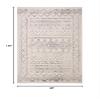 SAFAVIEH Area Rug 8x10 - Tulum Collection - Large - Ivory & Grey, Moroccan Boho Distressed Design, Non-Shedding & Easy to Clean, Ideal for Living Room, Bedroom, Dining Space (TUL268A) view 2