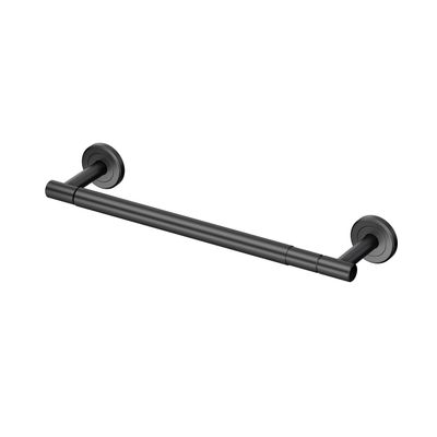 Gatco 1433MX Latitude II Wall Mounted Paper Towel Holder, Kitchen Paper Towel Holder Wall Mount, Bathroom Paper Towel Rack, Matte Black
