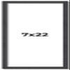 7x22 Frame Brown Picture Frame - Complete Modern Photo Frame Includes UV Acrylic Shatter Guard Front, Acid Free Foam Backing Board, Hanging Hardware Wood Wall Frames for Family Photos - no Mat view 1