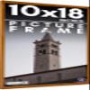 10x18 Frame Honey Pecan Brown Solid Wood Picture Frame | 0.75 Inch Moulding Width | 0.5 Inch Rabbet Depth | Includes UV Acrylic Plexiglass, Acid Free Foam Backing Board and Hanging Hardware view 1