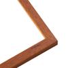 10x23 Frame Honey Pecan Brown Solid Wood Picture Frame | 0.75 Inch Moulding Width | 0.5 Inch Rabbet Depth | Includes UV Acrylic Plexiglass, Acid Free Foam Backing Board and Hanging Hardware view 2
