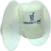 CheckOutStore (100) Clear Compact Slim Round Clamshell CD/DVD Case with Lock on Top (Clear) view 1