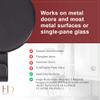 Haute Decor Attract Magnetic Wreath Hanger (Black Matte, Set of 2 Magnets) - for 2 Metal Doors/Surfaces or 1 Single-Pane Glass Door/Window - Holds up to 10lbs. view 3