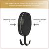 Haute Decor Attract Magnetic Wreath Hanger (Black Matte, Set of 2 Magnets) - for 2 Metal Doors/Surfaces or 1 Single-Pane Glass Door/Window - Holds up to 10lbs. view 4