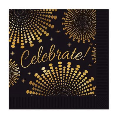Celebrate! Luncheon Napkins, (Pack of 12)