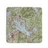 Betsy Drake Lake Winnipesaukee, NH Nautical Map Coaster Set of 4 view 1