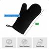 GORILLA GRIP BPA-Free Soft Silicone Oven Mitts, 550F Heat Resistant Waterproof Cooking Safety Gloves, Thick Cotton Lining, Flexible Gripping for BBQ Grilling, Kitchen Potholders Set, 12.5x8.3, Black view 4