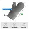 GORILLA GRIP BPA-Free Soft Silicone Oven Mitts, 550F Heat Resistant Waterproof Cooking Safety Gloves, Thick Cotton Lining, Flexible Gripping for BBQ Grilling, Kitchen Potholders Set, 12.5x8.3, Gray view 4