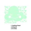 Ambiance Phos-ROS-C127 Children's Cloud Sticker view 2