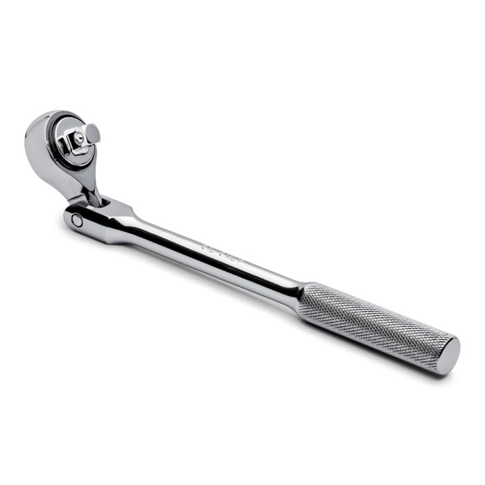 1/2" Drive Flex Head Ratchet Knurled Grip - 18"