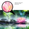 Amagical Zen Garden Lotus Flower Decor Black Pebble Stone and Pink Waterlily in The Pond 2 Piece Bathroom Mat Set Non Slip Bath Mat Contour Mat view 4