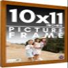 10x11 Frame Honey Pecan Brown Solid Wood Picture Frame | 0.75 Inch Moulding Width | 0.5 Inch Rabbet Depth | Includes UV Acrylic Plexiglass, Acid Free Foam Backing Board and Hanging Hardware view 1