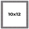 10x12 Frame Slate Blue Distressed Rustic Solid Wood Picture Frame | 0.75 Inch Moulding Width | Includes UV Acrylic Plexiglass, Acid Free Foam Backing Board and Hanging Hardware | Sonoma Collection view 1