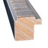 10x12 Frame Slate Blue Distressed Rustic Solid Wood Picture Frame | 0.75 Inch Moulding Width | Includes UV Acrylic Plexiglass, Acid Free Foam Backing Board and Hanging Hardware | Sonoma Collection view 3