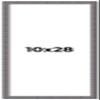 10x28 Frame Slate Blue Distressed Rustic Solid Wood Picture Frame | 0.75 Inch Moulding Width | Includes UV Acrylic Plexiglass, Acid Free Foam Backing Board and Hanging Hardware | Sonoma Collection view 1