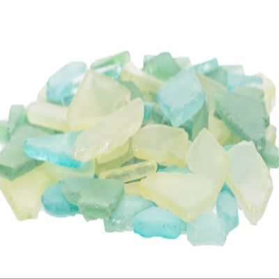 Nautical Crush Trading Bulk Sea Glass  55oz Tumbled Sea Glass in Green, Yellow & Aqua  Seaglass for Crafts, Decor & Jewelry  Real Seaglass Pieces for DIY & Art Projects