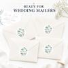 Save The Date Envelope Seals: 120 Floral Wedding Stickers view 3