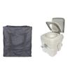 Portable Toilet Storage Bag,Standard 5.3 Gallons Portable Toilet Carrying Case,Heavy Duty Oxford RV Toilet Protector Cover,Great Accessories For Transporting And ProtectYour Camping Toilet, RV Toilet view 1