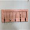 Wall Coat Rack, Coat Hooks, Wall Rack with Hooks, Oak view 2