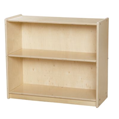 Contender Baltic Birch Storage Cabinet with One Adjustable Shelf, Montessori Classroom and Home Organizer for Toys, Wooden Bookcase Display for Toddlers