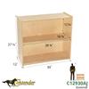 Contender Baltic Birch Storage Cabinet with One Adjustable Shelf, Montessori Classroom and Home Organizer for Toys, Wooden Bookcase Display for Toddlers view 3