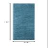 SAFAVIEH August Shag Collection Runner Rug - 2'3" x 12', Turquoise, Solid Design, Non-Shedding & Easy Care, 1.2-inch Thick Ideal for High Traffic Areas in Living Room, Bedroom (AUG900K) view 2