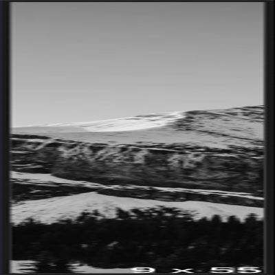 Frame It Easy 9 1/2 x 55 5/8 Satin Black Metal Frame (Ashford) 9.5x55.6 inches