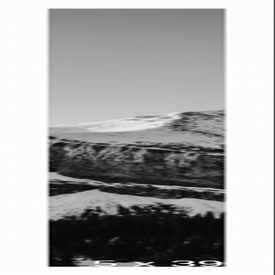 Frame It Easy 5 x 39 White Wood Frame (Derby)